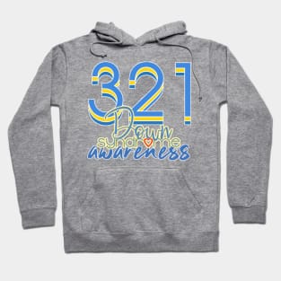 Down Syndrome Awareness 321 Hoodie